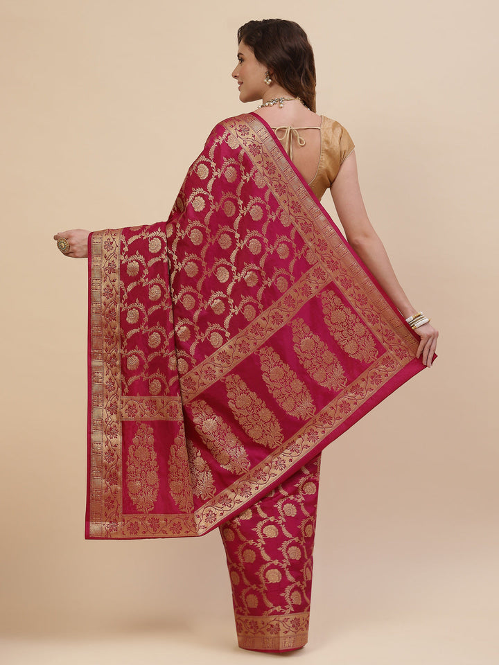 Zari Jaal Cotton Woven Saree