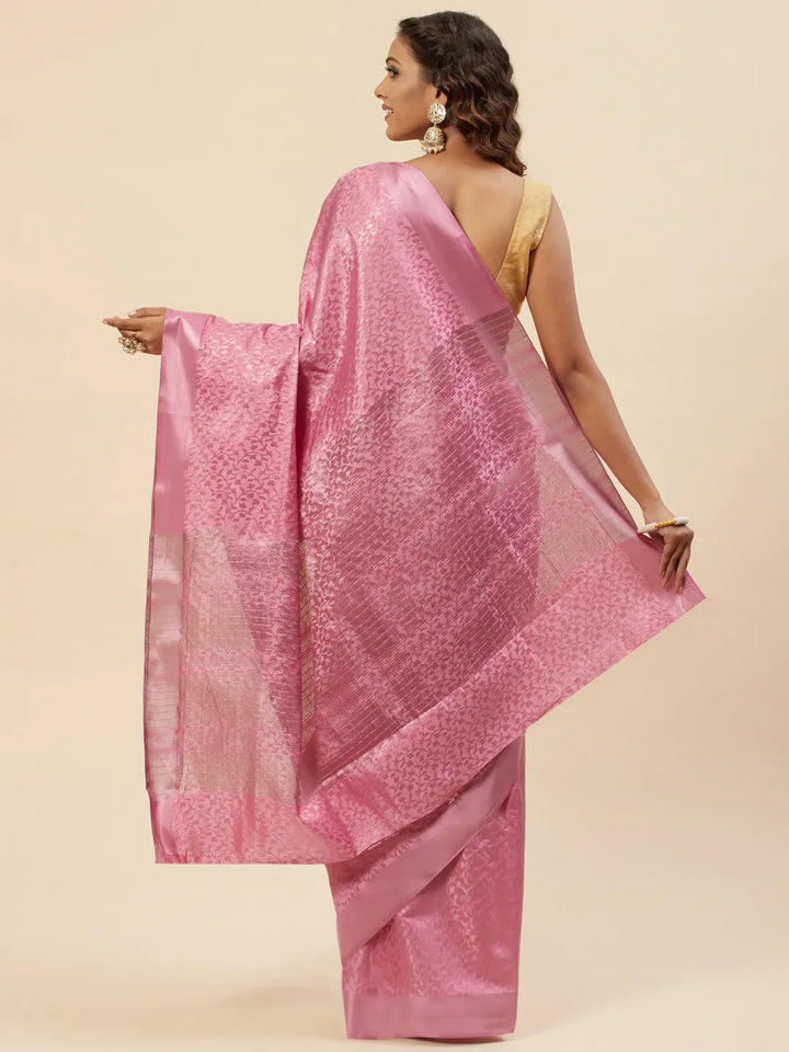 Jacquard Zari Border Handloom Woven Saree