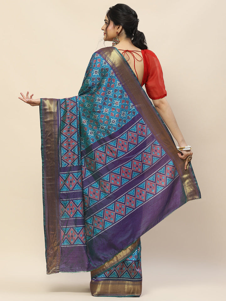 Patola Printed Handloom Saree
