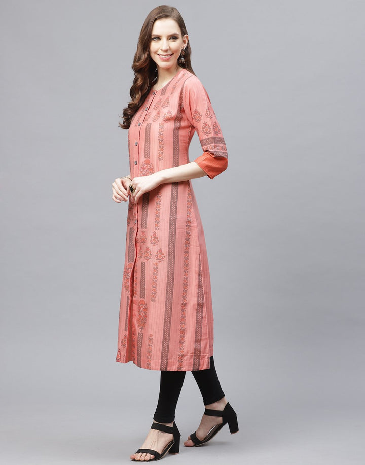 Straight Chanderi Kurta