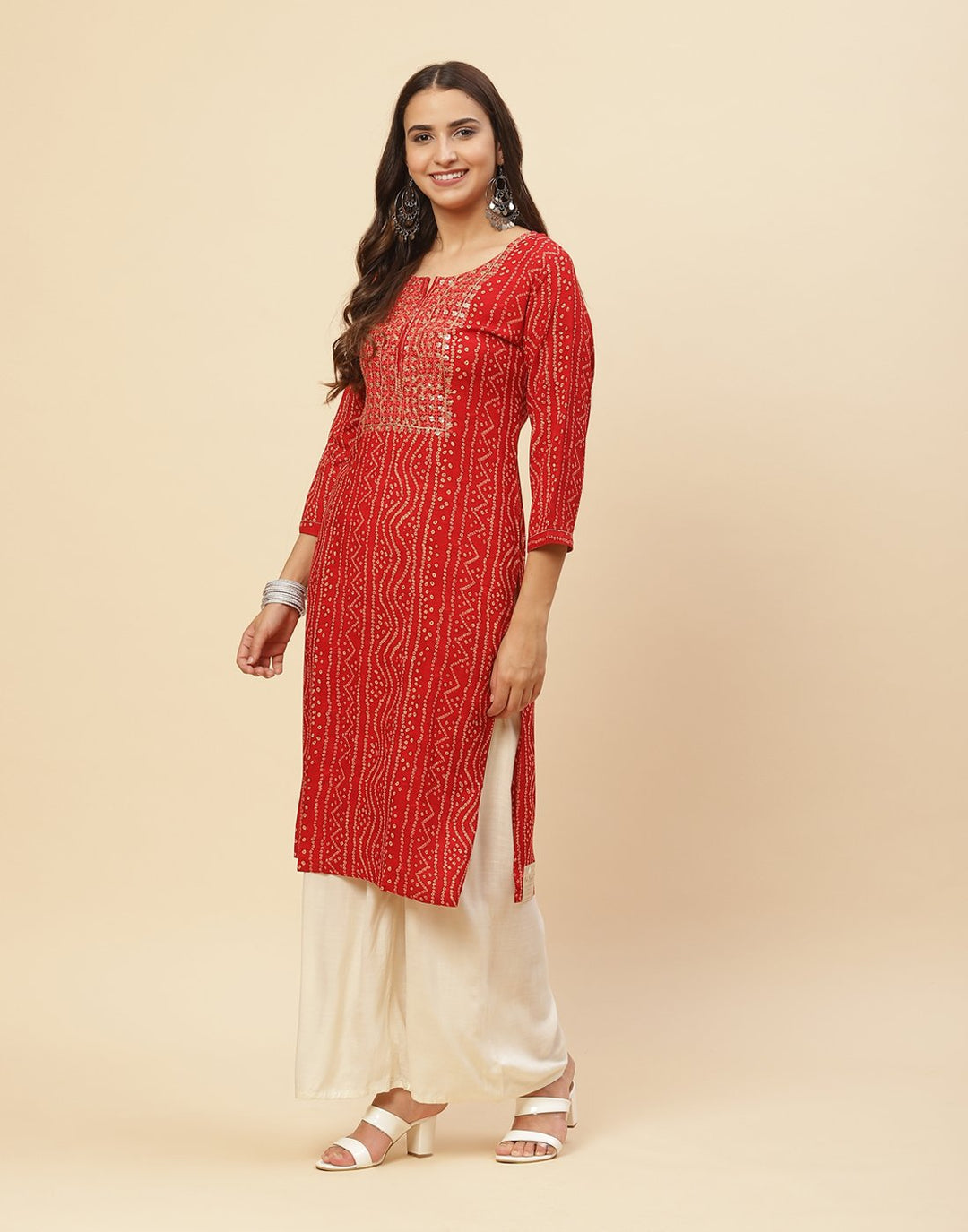 Embroidered Rayon Kurti