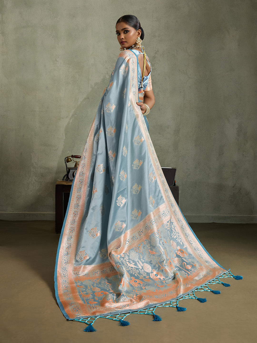 Woven Design Art Silk Saree