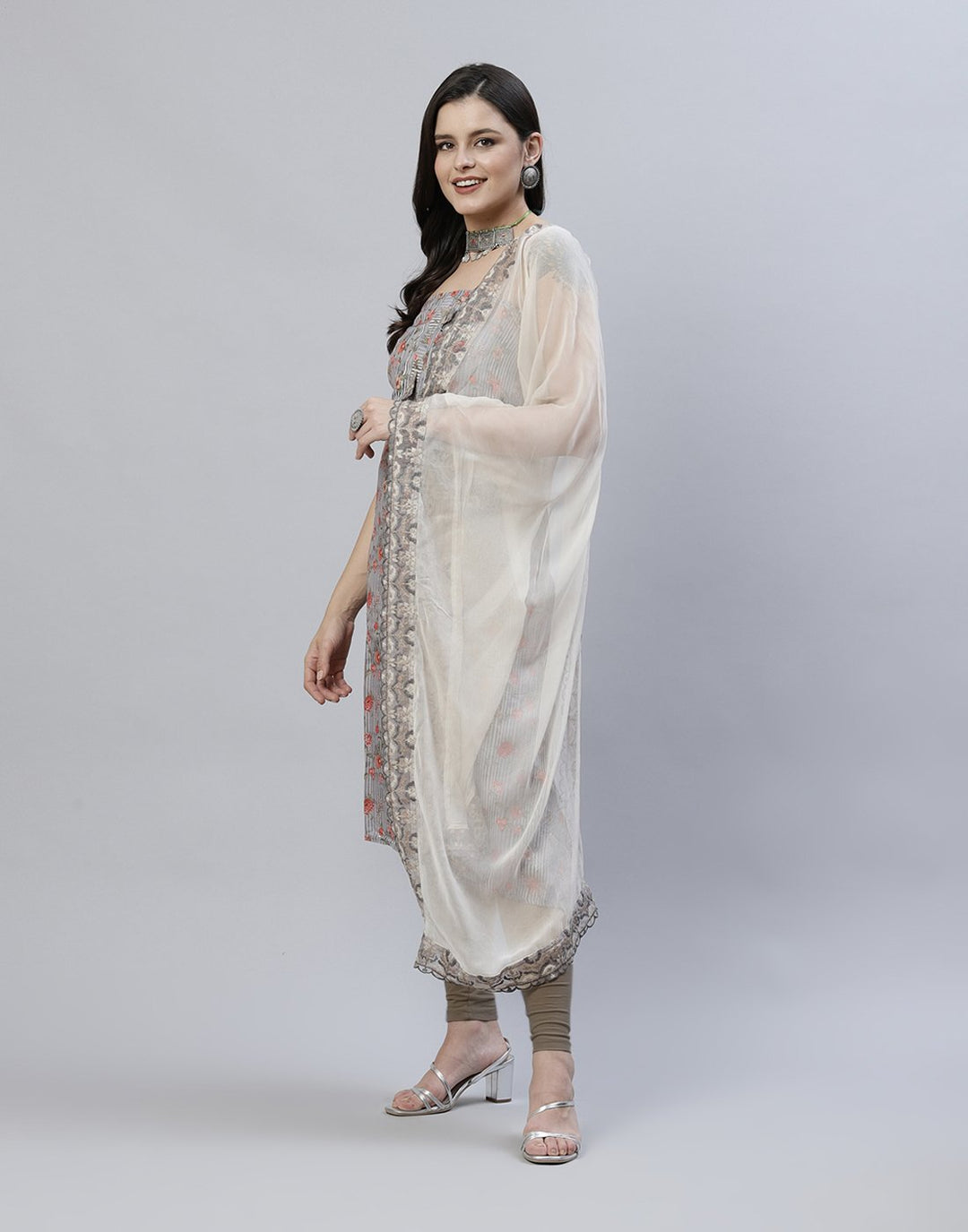 Printed Muslin Suit Piece