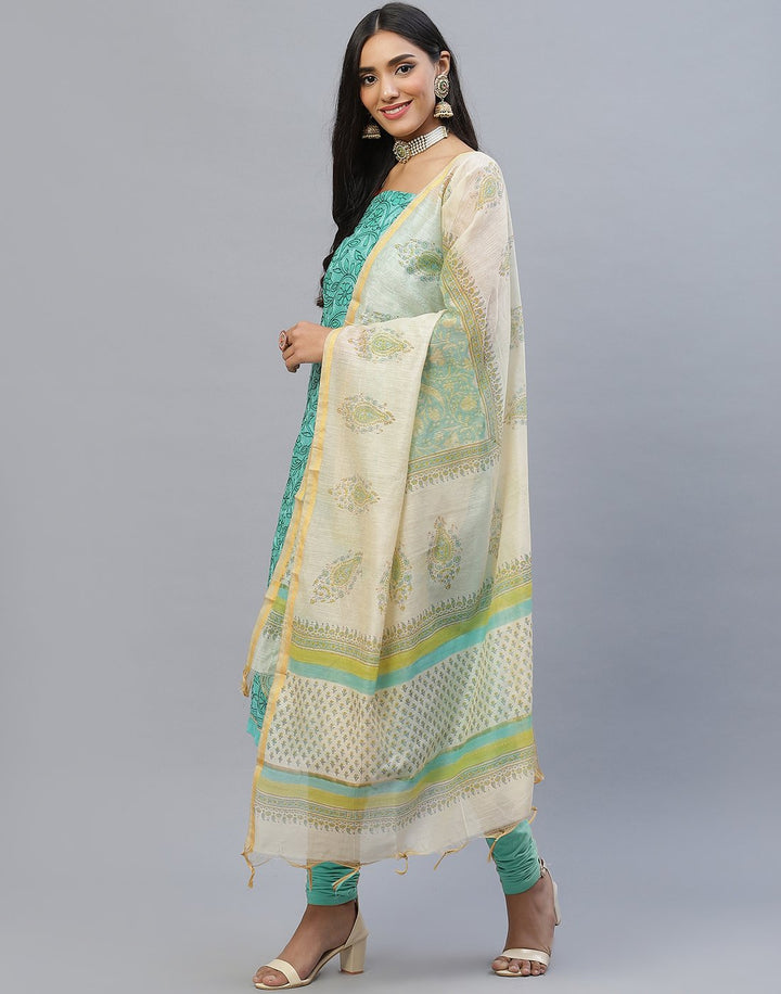 Chanderi Cotton Suit Set