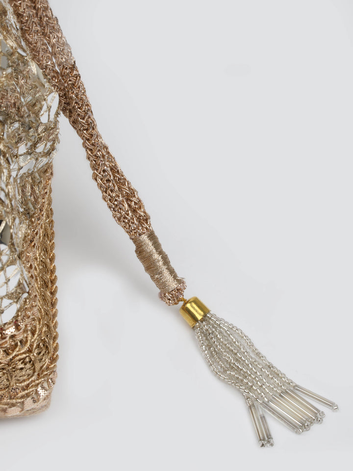 Golden Sequin Potli Bag