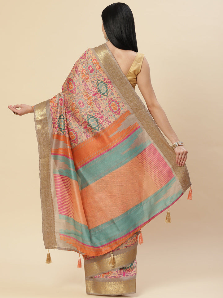 Patola Printed Handloom Saree