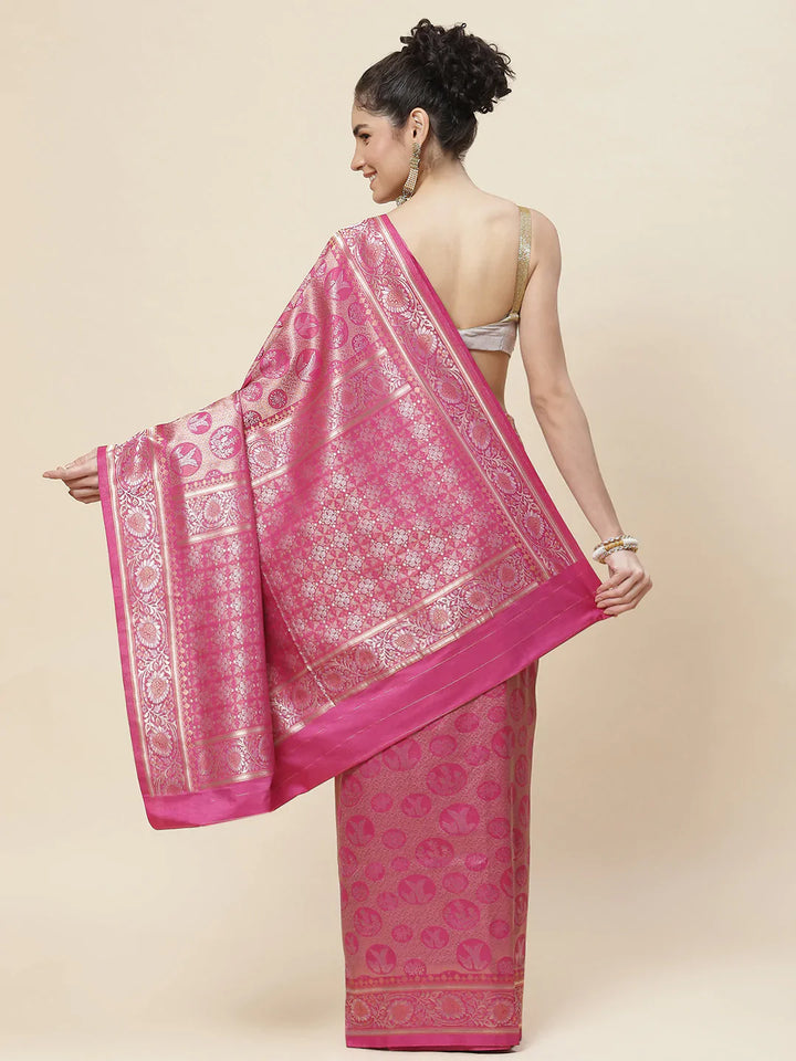 Zari Border Art Handloom Woven Saree