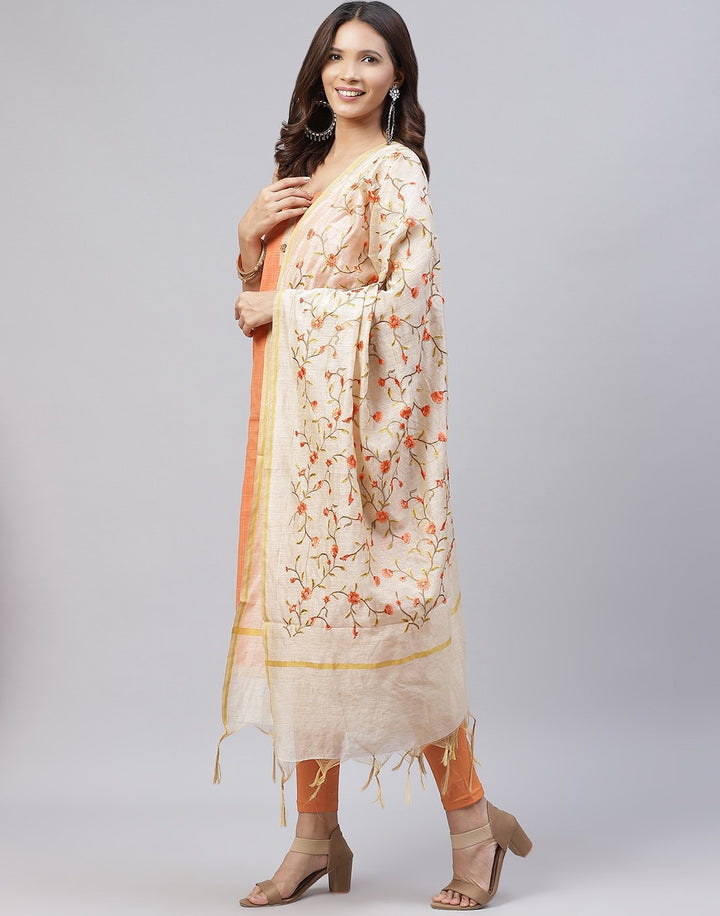 Cotton Embroidered Suit Piece