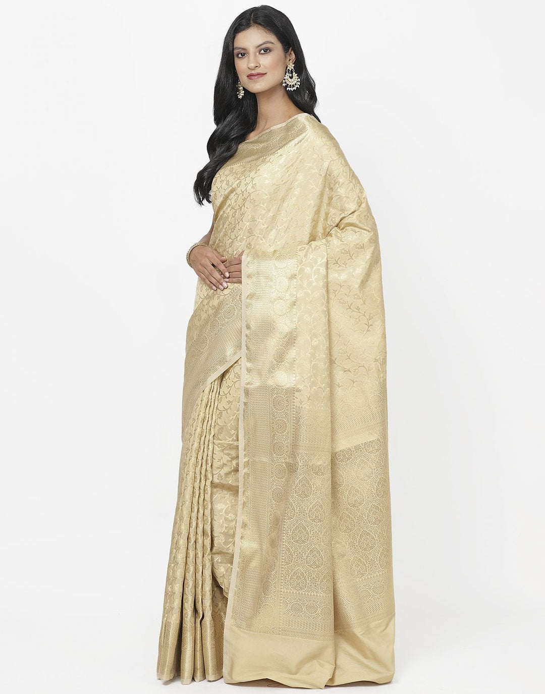MBZ Meena Bazaar-Rani Banarasi Art Handloom Saree