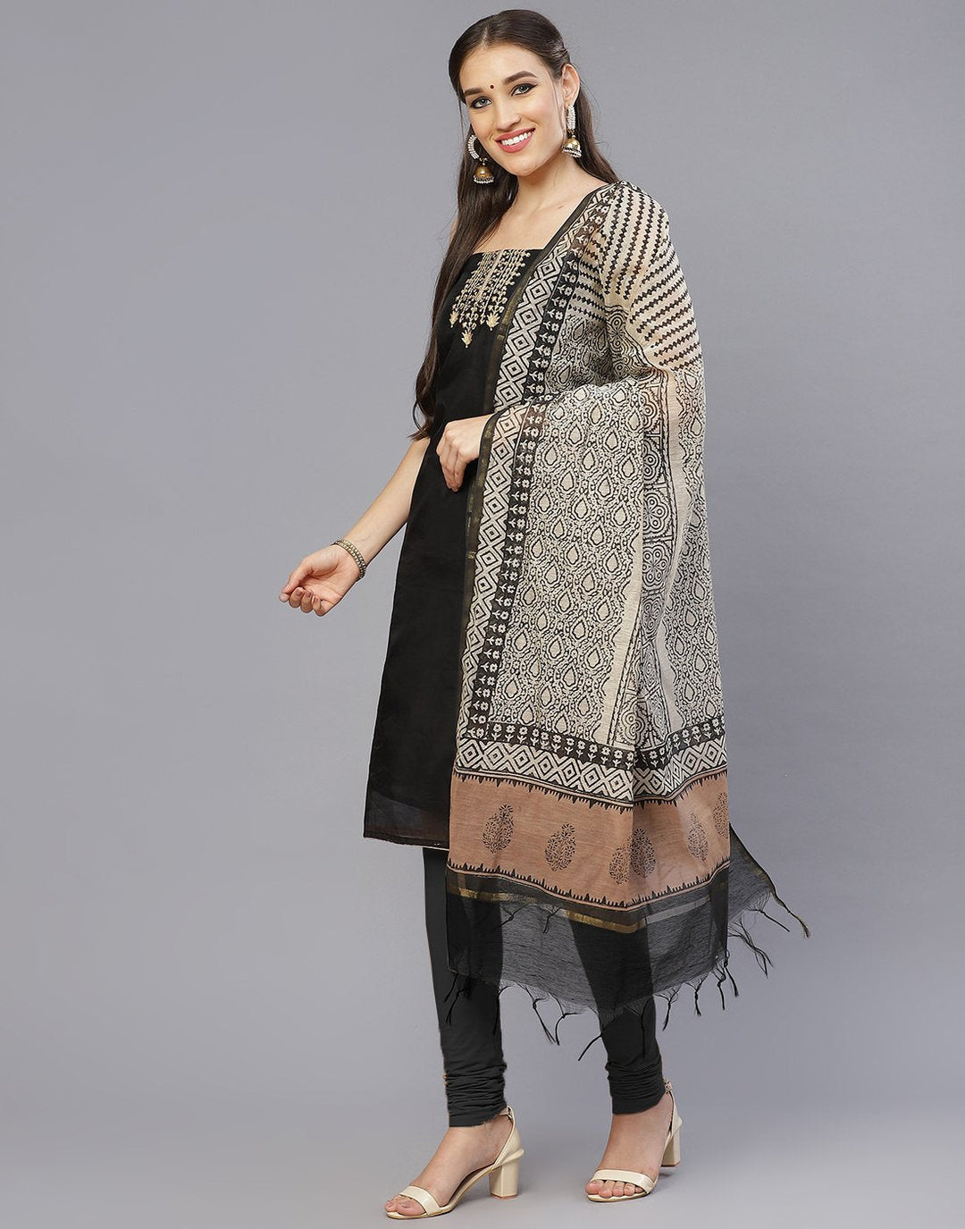 Chanderi Suit Set