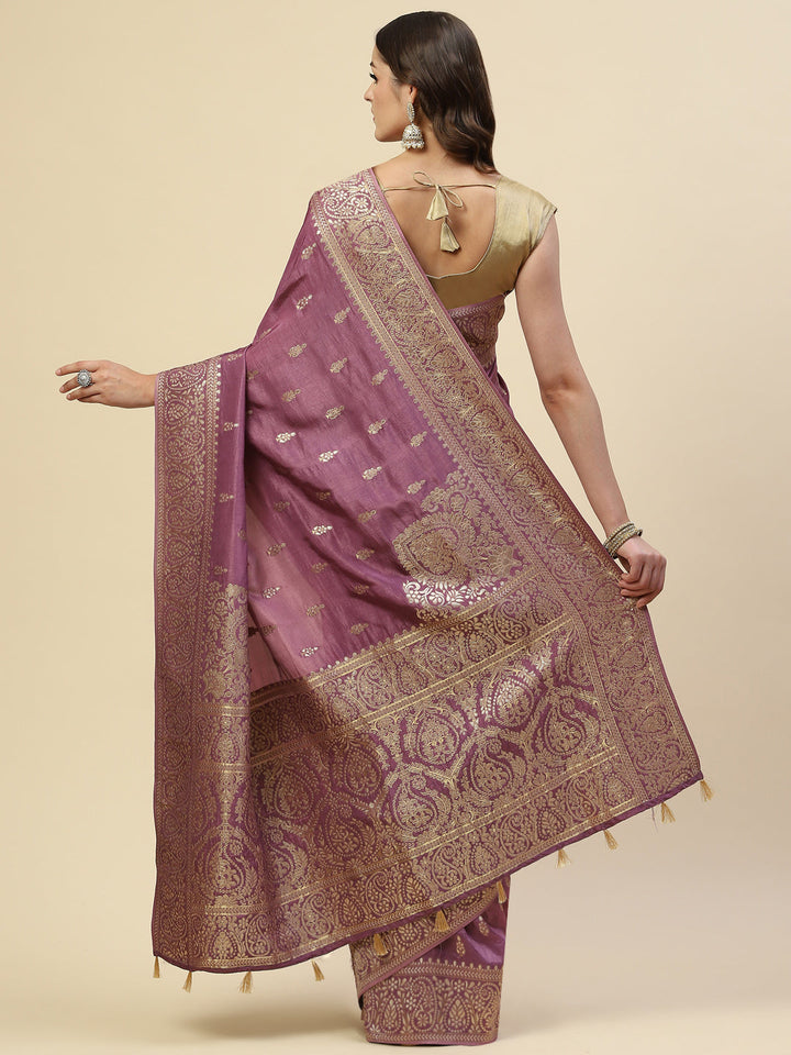Zari Jaal Handloom Woven Saree