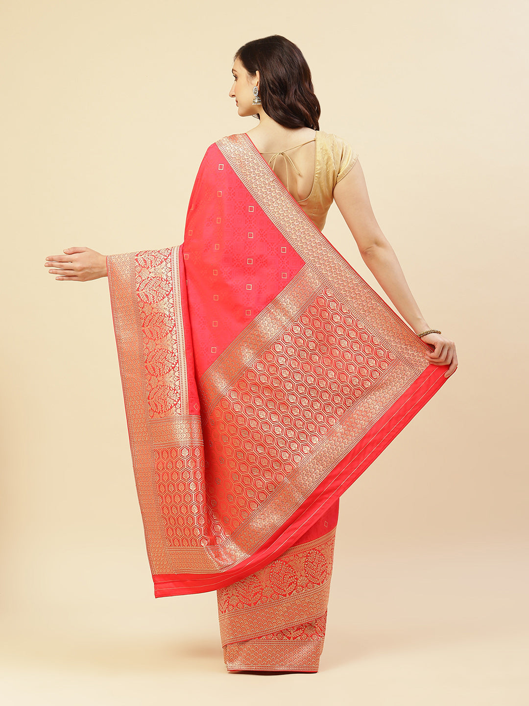 Jamawar Banarasi Art Handloom Saree