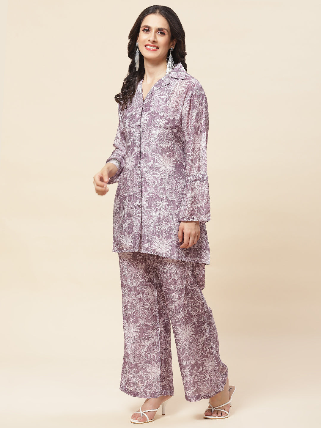 Printed Cotton Kurti With Pants