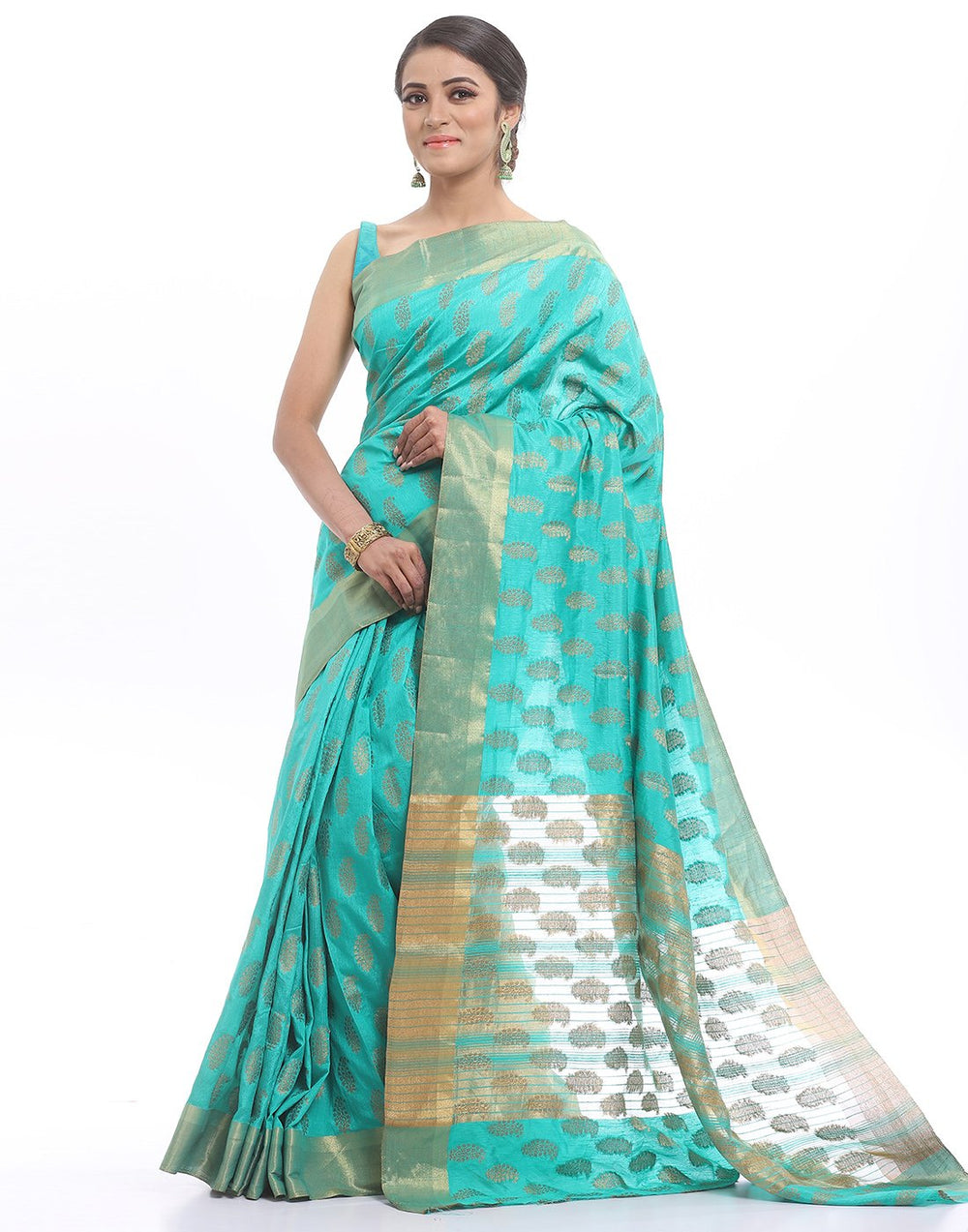 MBZ Meena Bazaar-Art Handloom Woven Saree