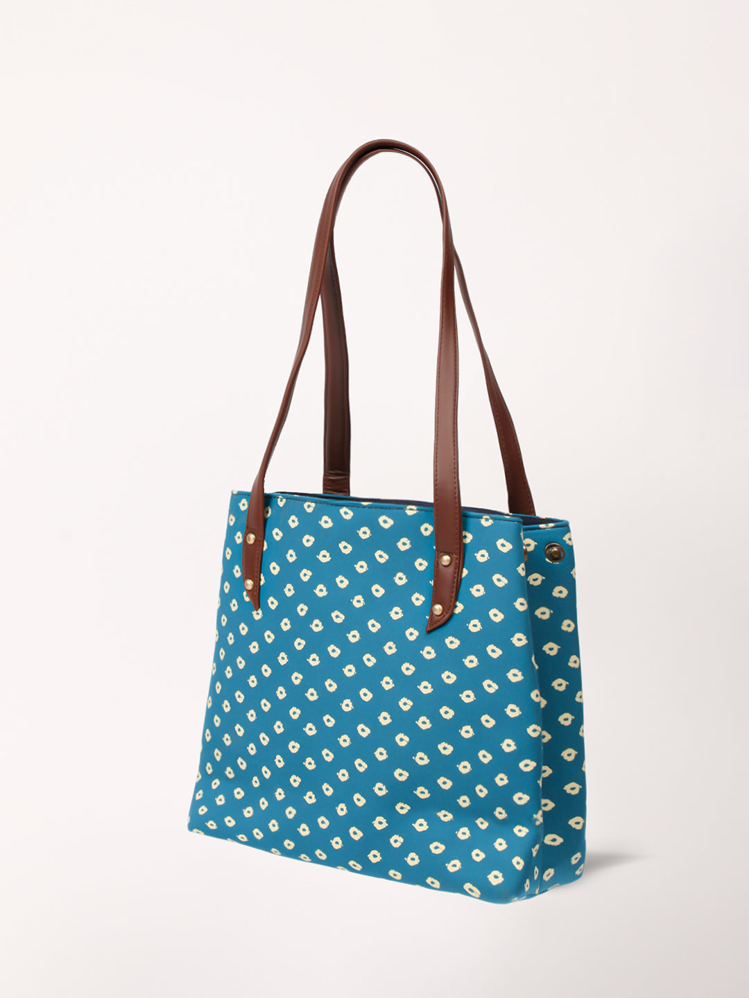 Cotton Handbag And Purse Set