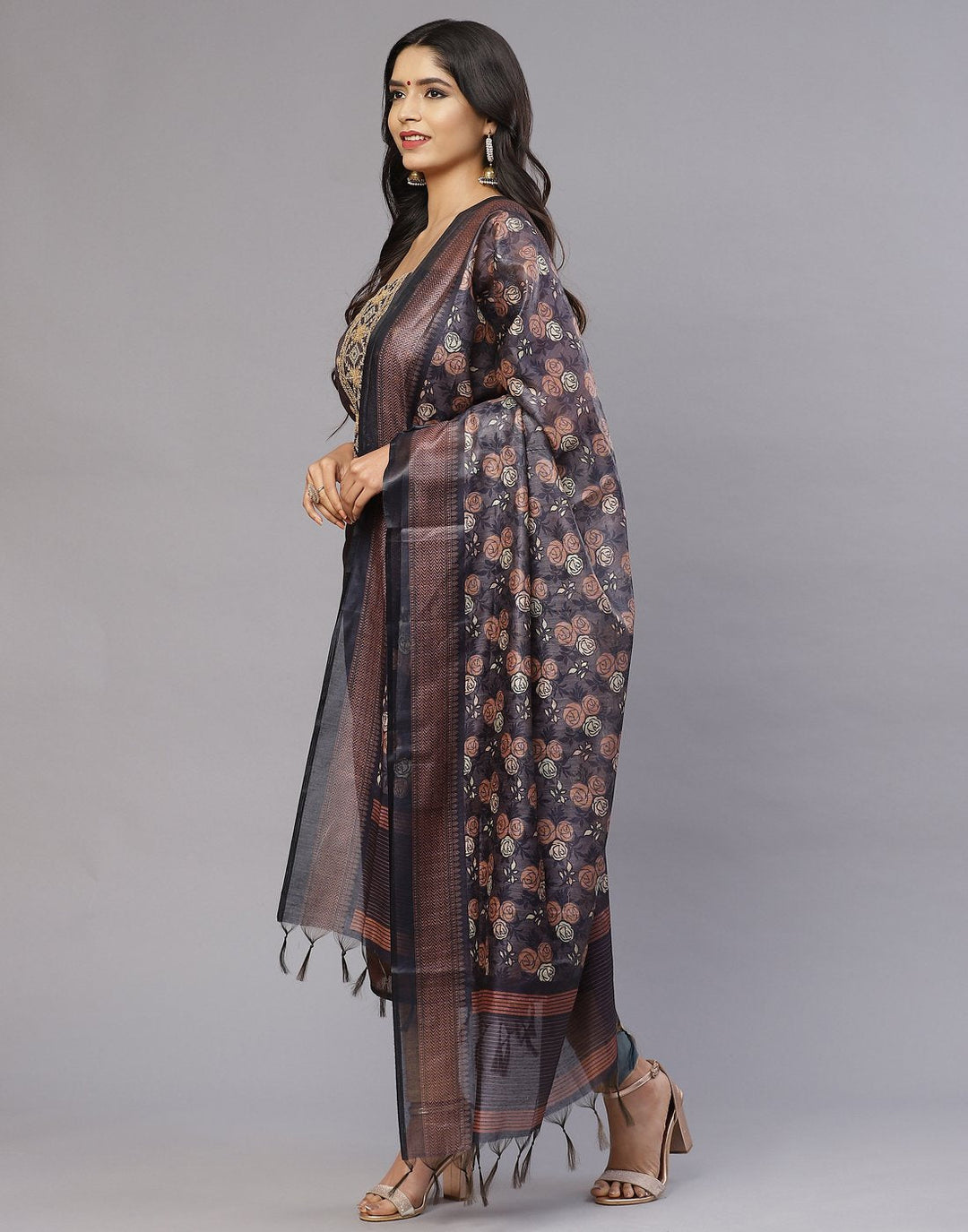 Chanderi Suit Set