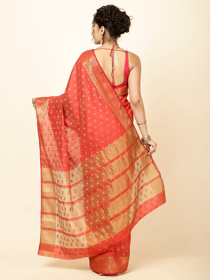 Zari Border Woven Handloom Saree