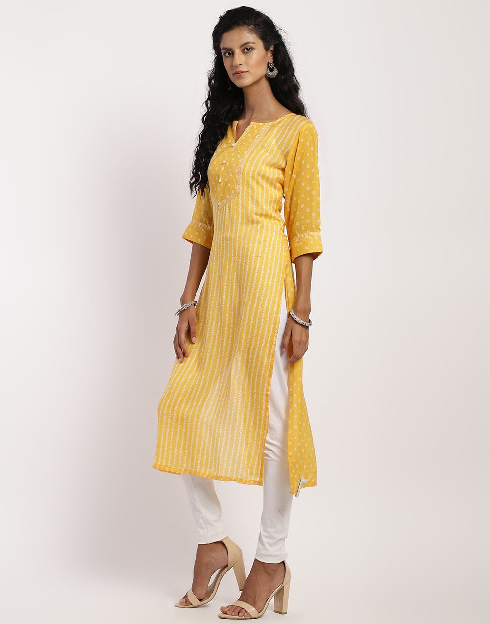 MBZ Meena Bazaar-Cotton Printed Kurta