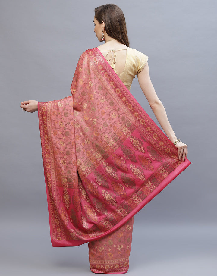 Resham Jaal Tussar Woven Saree