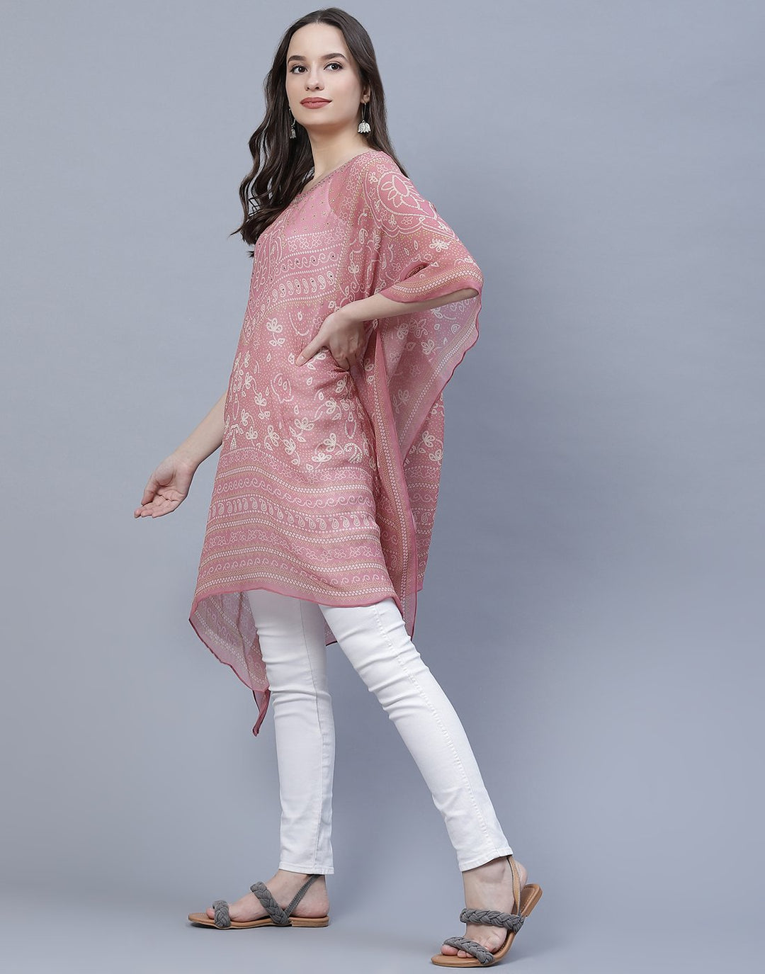 Digital Print Georgette Kaftan