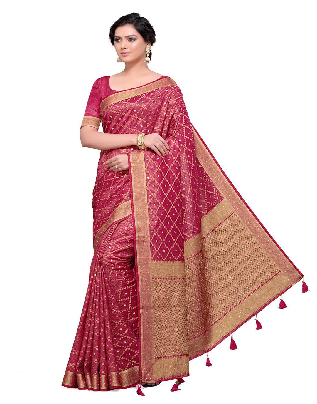 MBZ Meena Bazaar-Art Handloom Saree