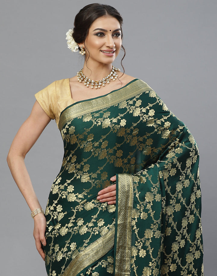 Zari Jaal Crepe Saree