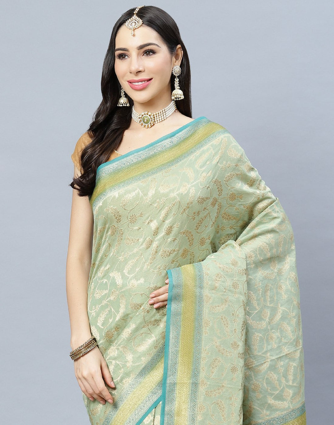 Woven Tisu Saree