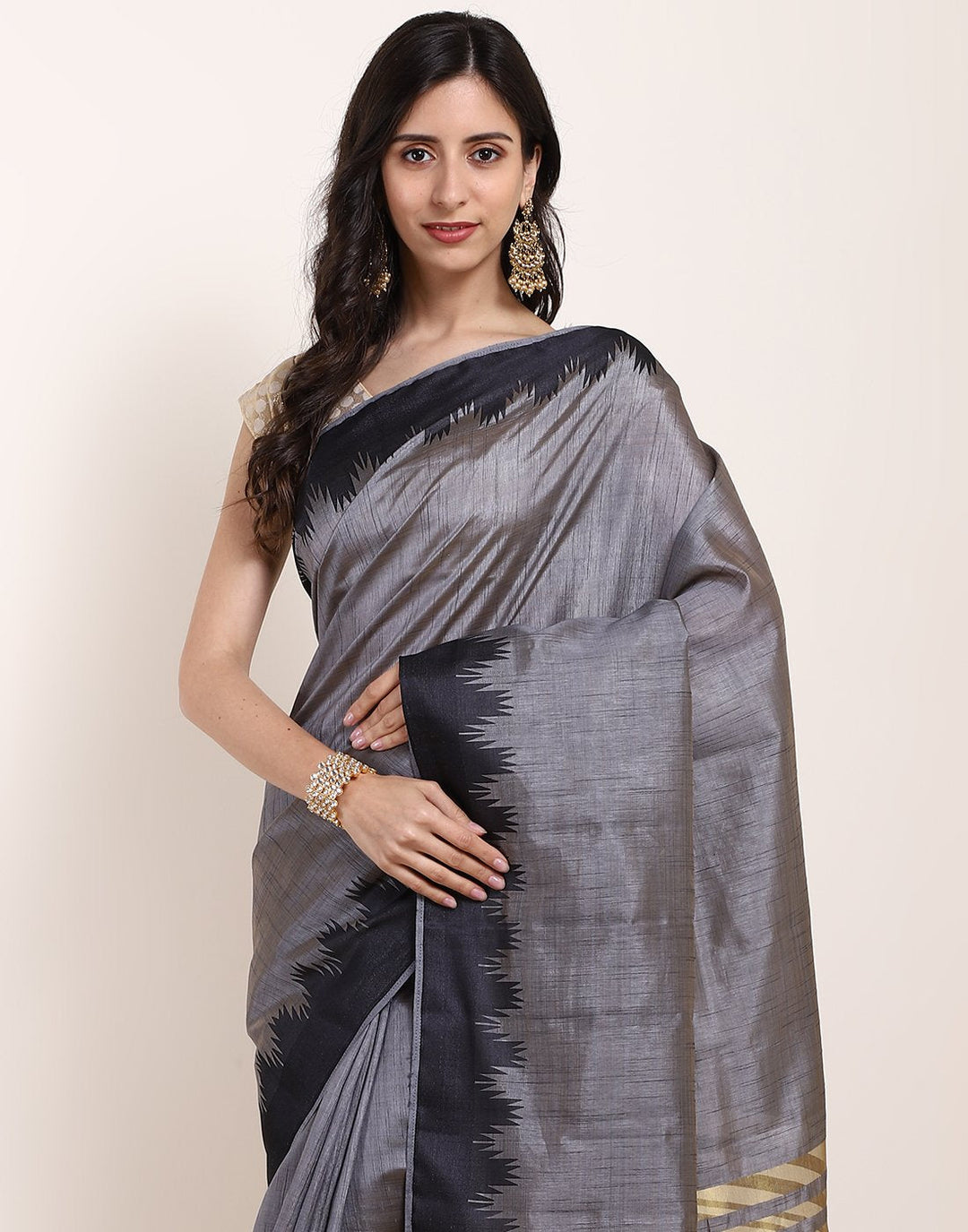 Mustard Art Handloom Saree