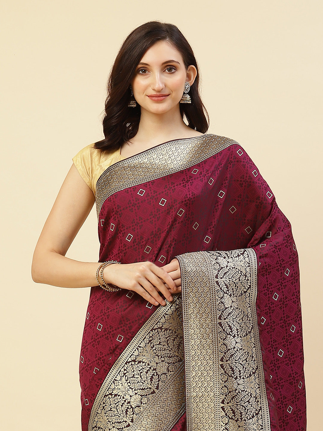 Jamawar Banarasi Art Handloom Saree