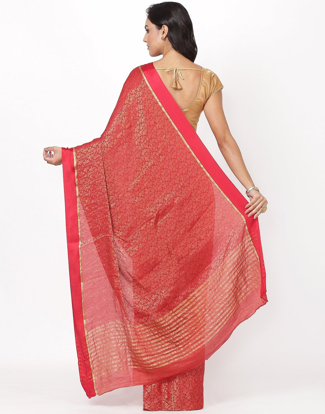 Zari Jaal Georgette Saree