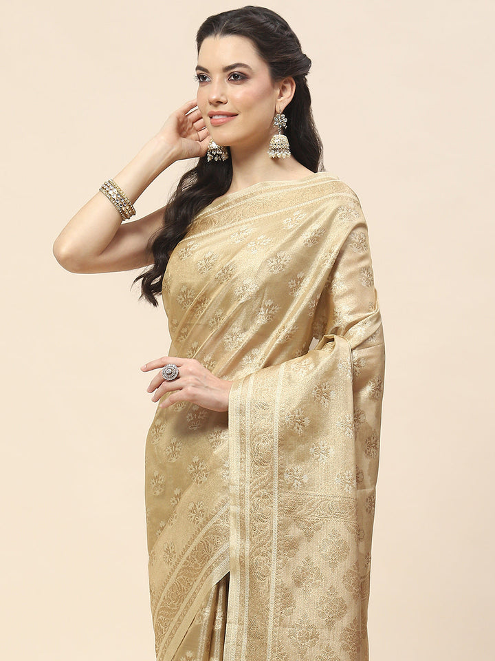 Zari Border Woven Cotton Saree