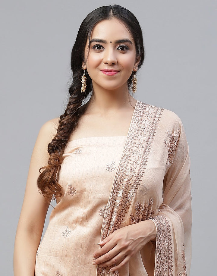 Cotton Embroidered Suit piece