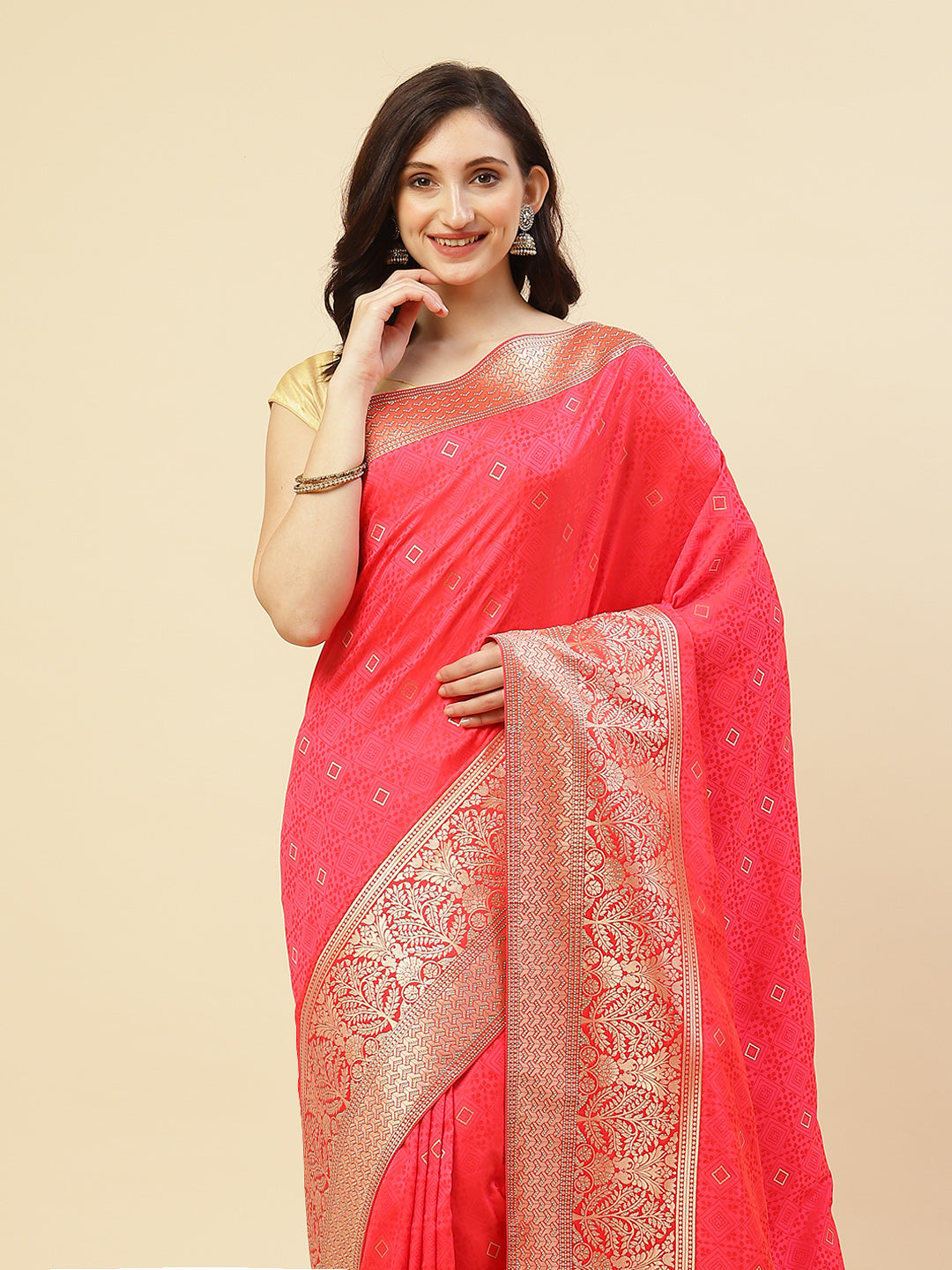 Jamawar Banarasi Art Handloom Saree