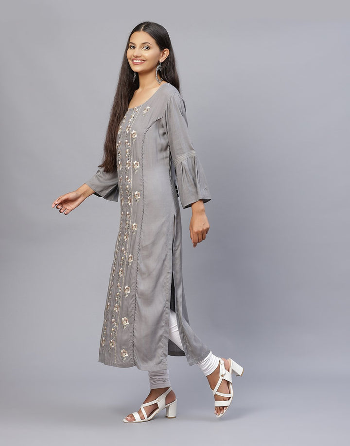 Embroidered Cotton Kurti