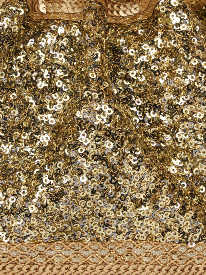Georgette Golden Potli