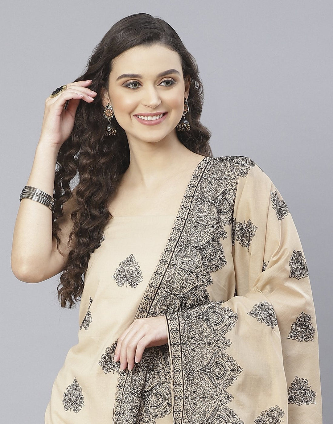 Cotton Embroidered Suit Set