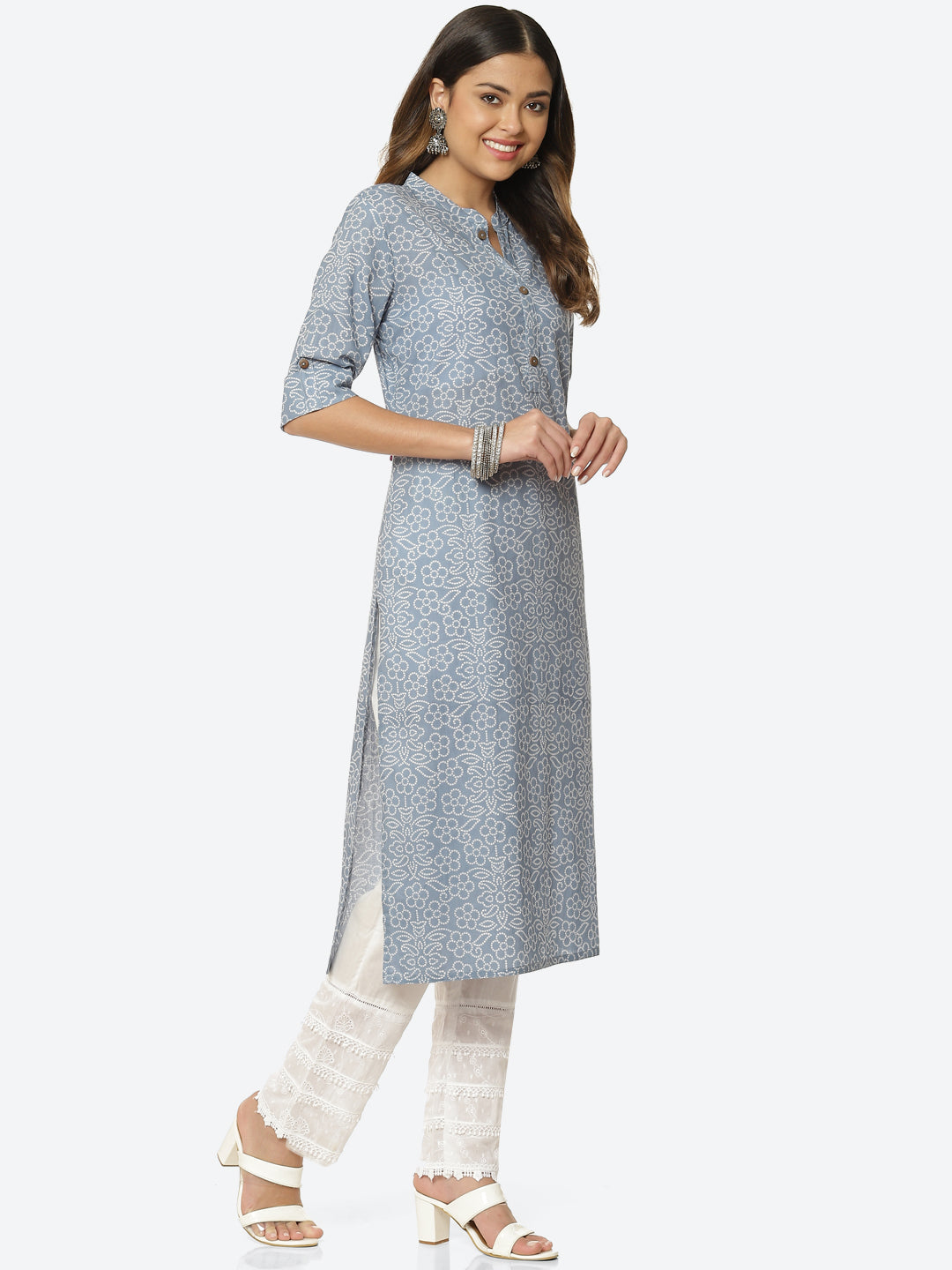 Printed Muslin Kurta