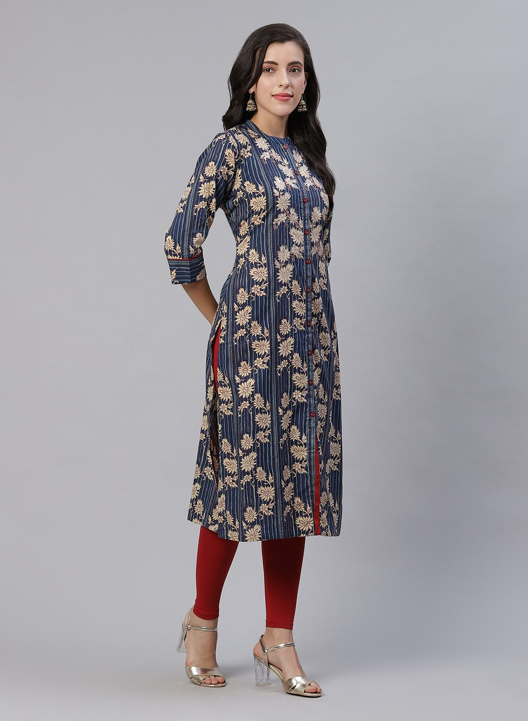 Embroidered Cotton Kurti