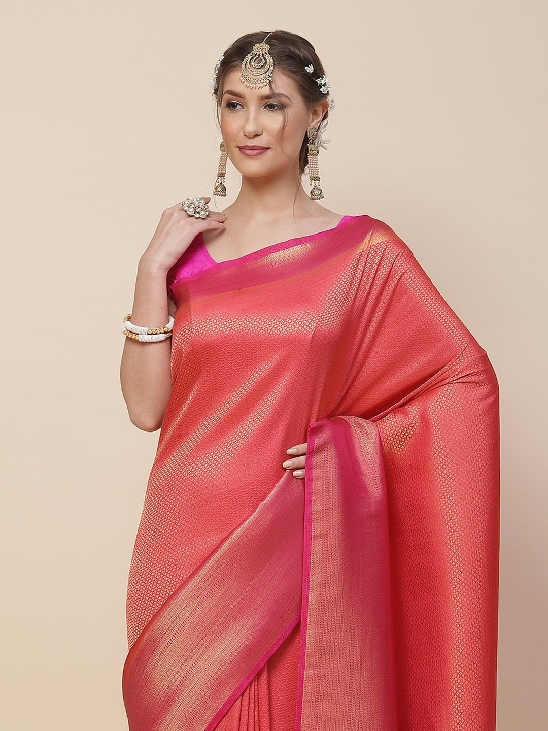 Zari Woven Art Handloom Saree