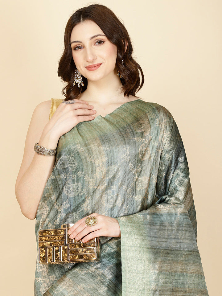 Paisley Woven Handloom Saree