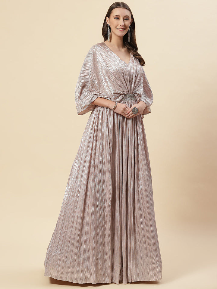 Plain Lycra Gown Dress