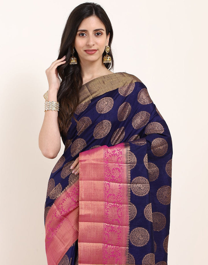 MBZ Meena Bazaar-Art Handloom Saree