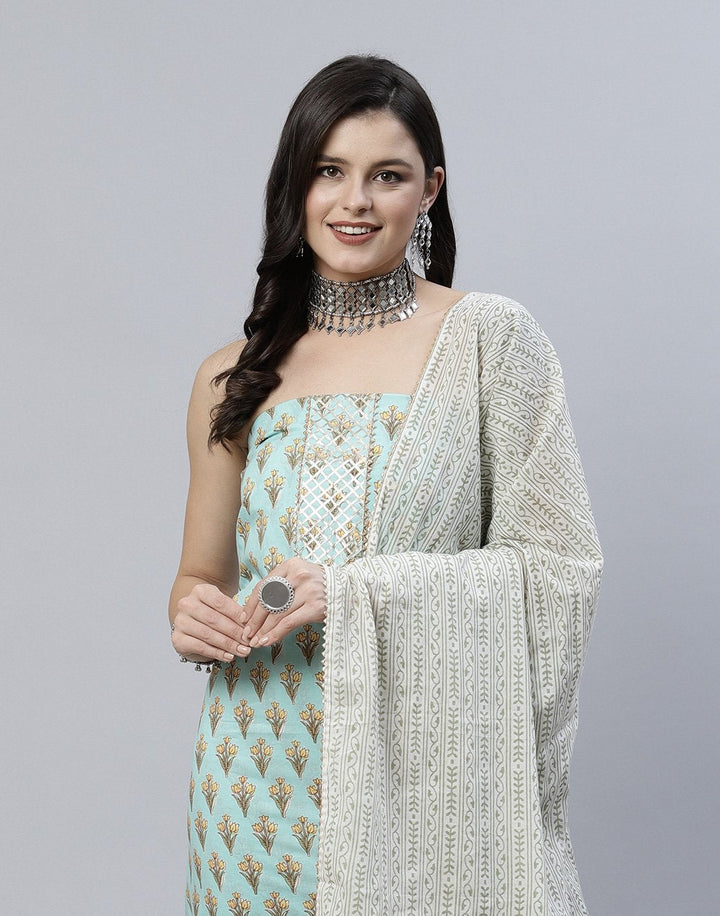 Printed Cotton Suit Piece