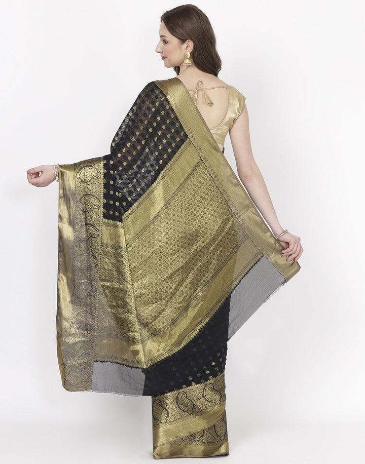 Red Art Chiffon Saree