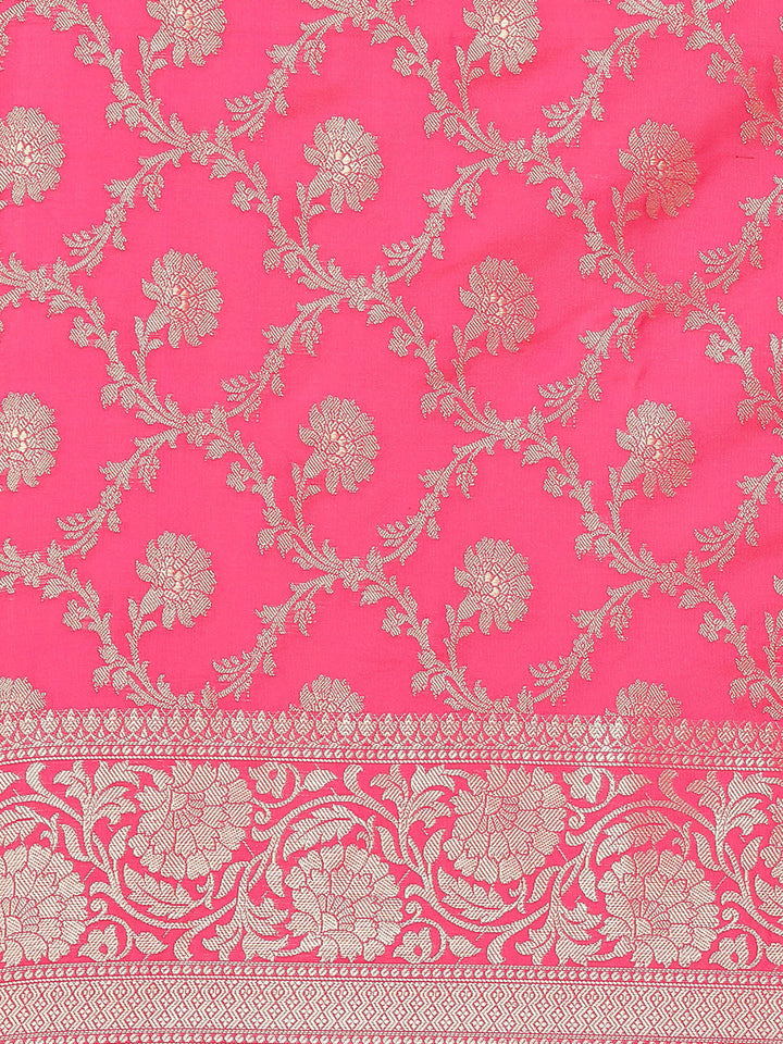 Cotton Saree with Zari Jaal