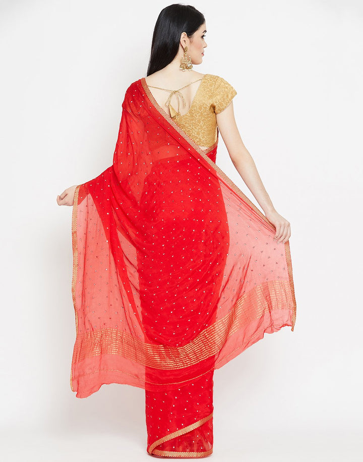 MBZ Meena Bazaar-Art Chiffon Saree