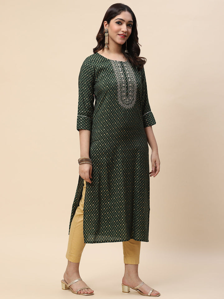 Printed Cotton Kurta
