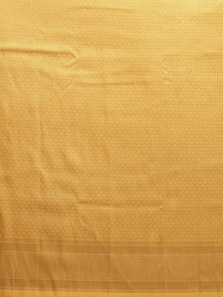 Brocade Zari Booti Art Handloom Woven Saree