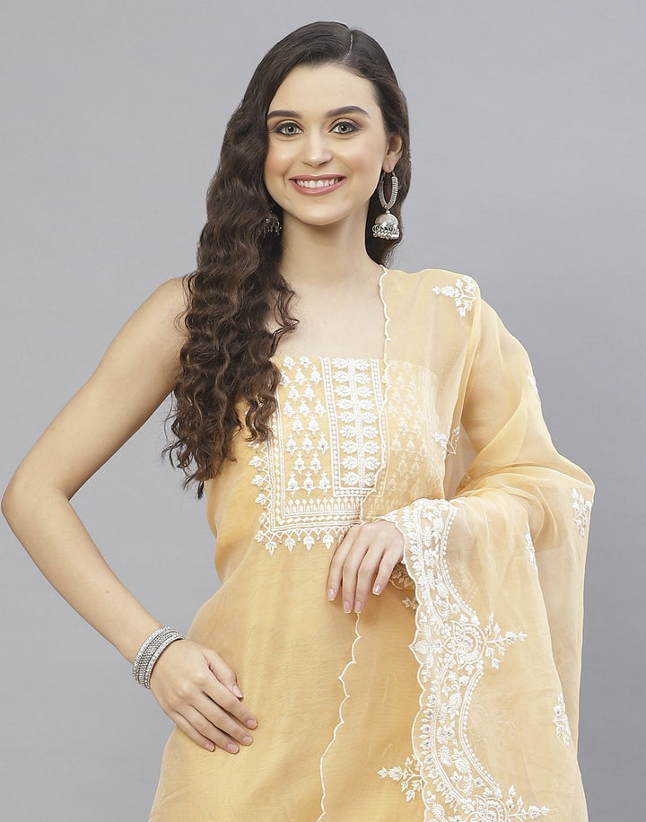 Cotton Embroidery Suit Set