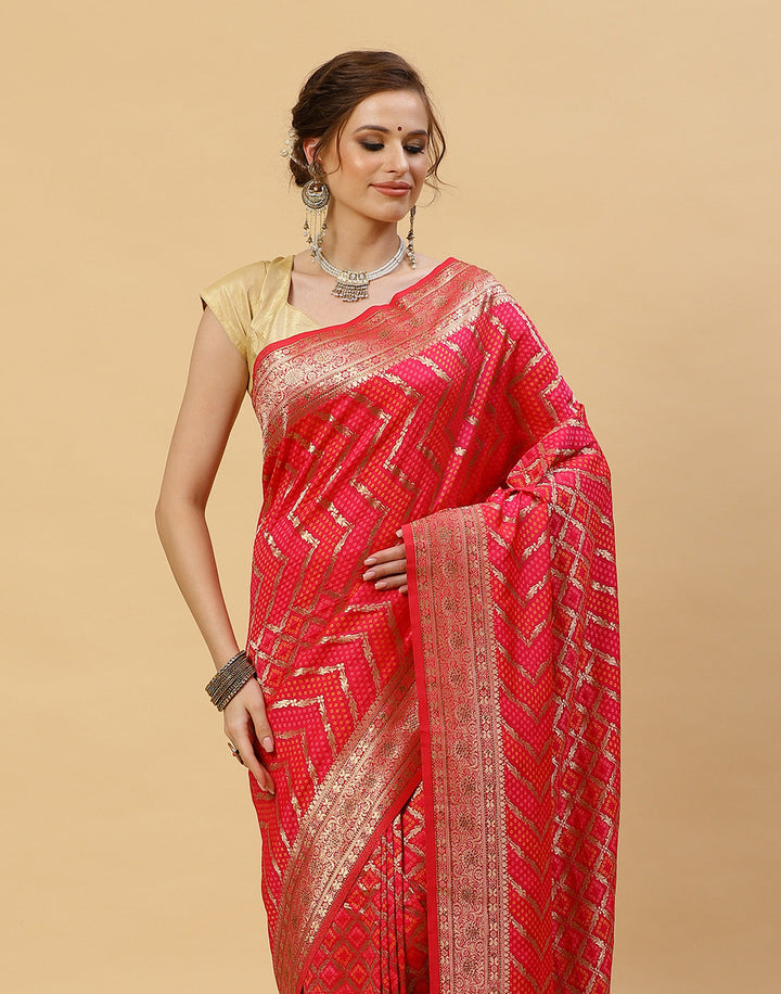 Woven Banarasi Art Handloom Saree